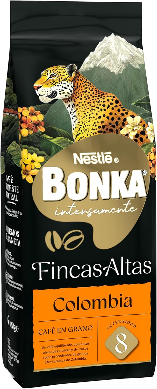 Café Bonka en Grano Colombia 500 g,
