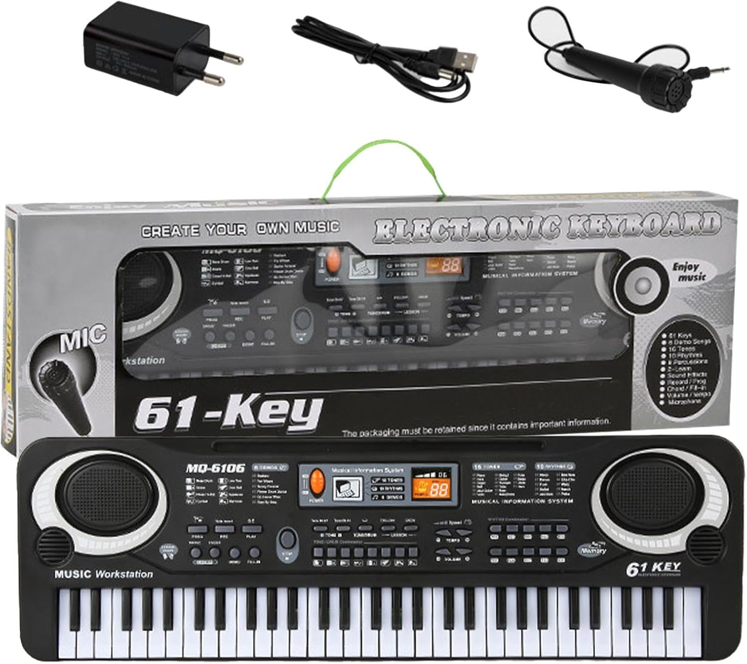 Instrumento electrónico para niños, piano Instrumento electrónico para niños, piano
