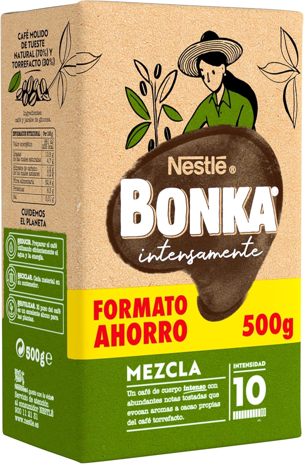 Mezcla de Café Molido Bonka 70/30 500 g