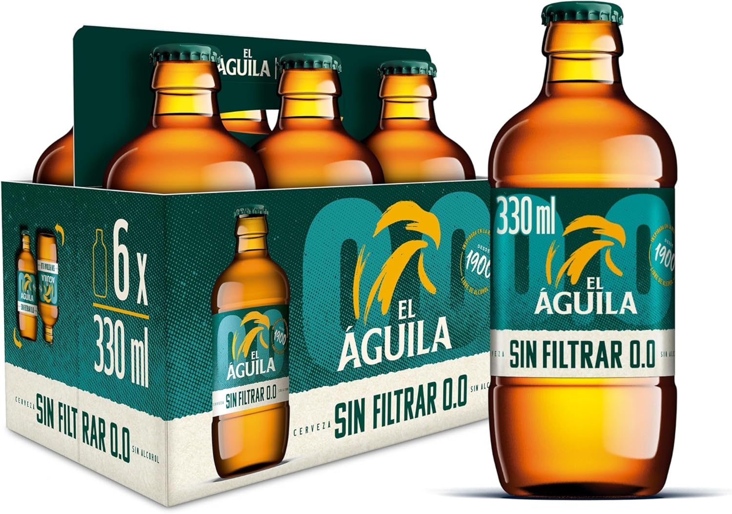 Cerveza Lager 00 sin filtrar El Aguila