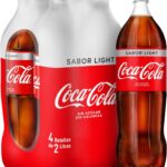 COCA COLA light pack 4 botellas 2 lt