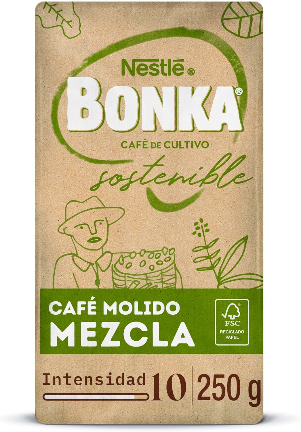 Mezcla especial de café molido BONKA