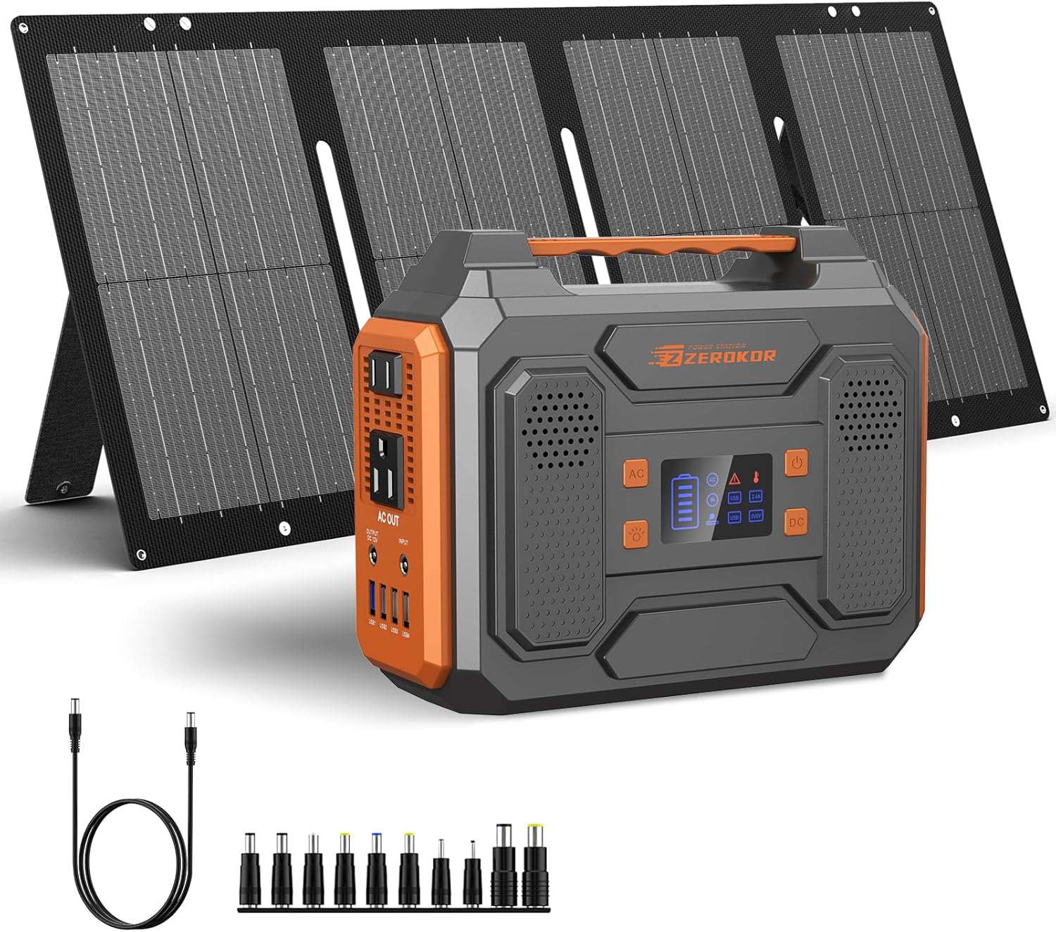 Generador solar portátil, 300W