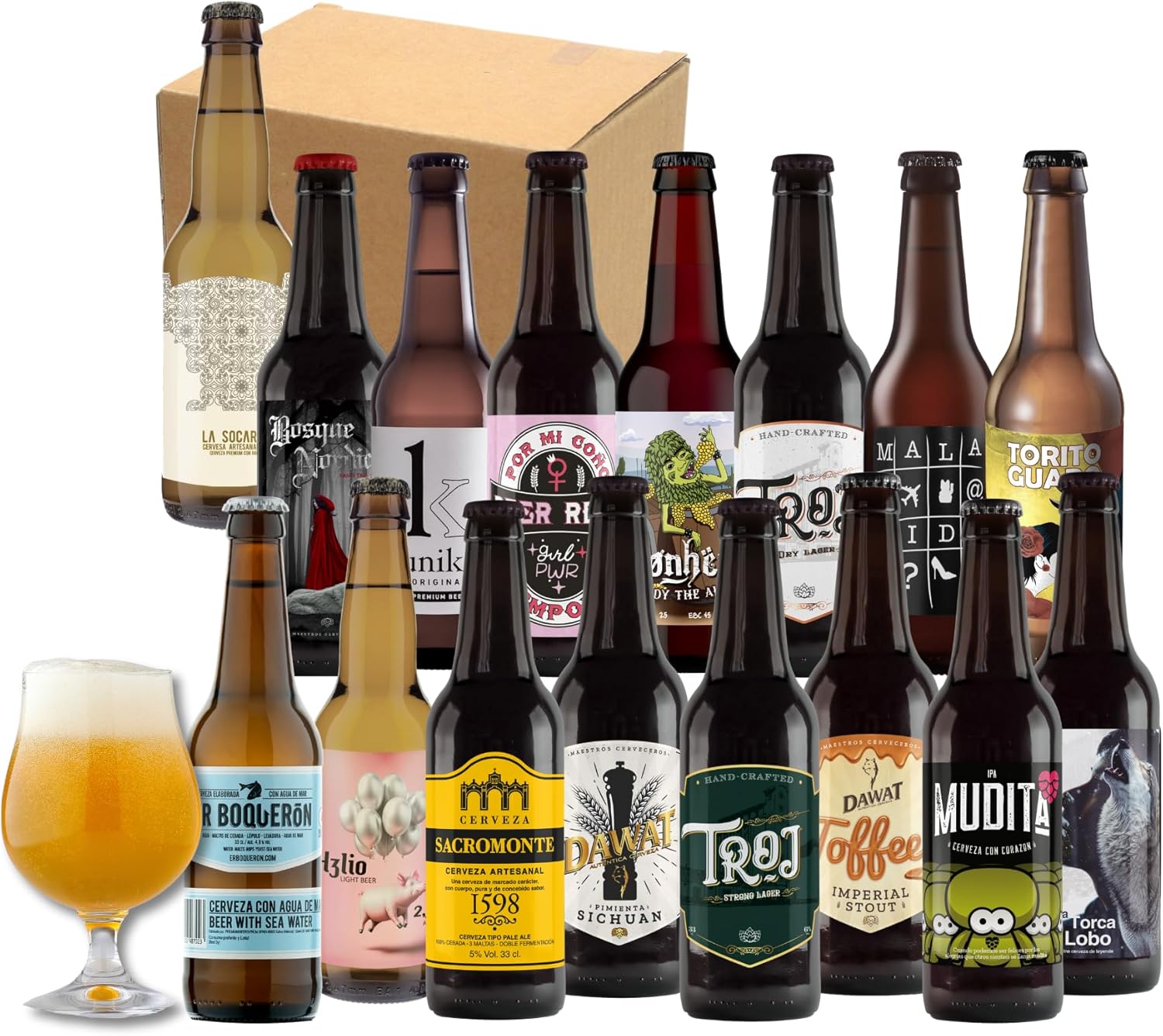 Pack Degustación de Cerveza Artesana (16