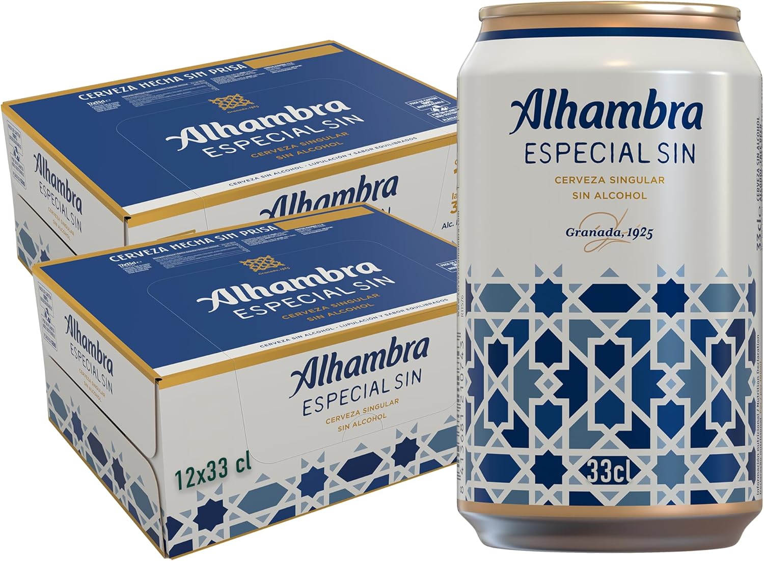 Alhambra Especial SIN, Pack 24 Latas