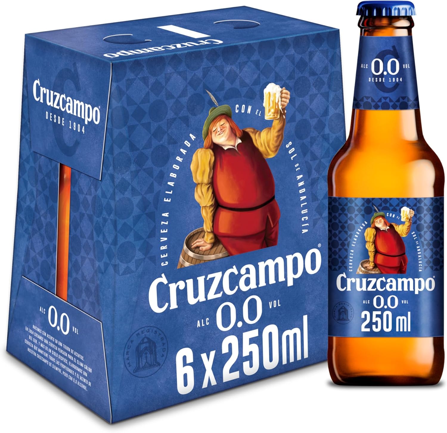 Cruzcampo 0.0 Cerveza Lager Alcohol