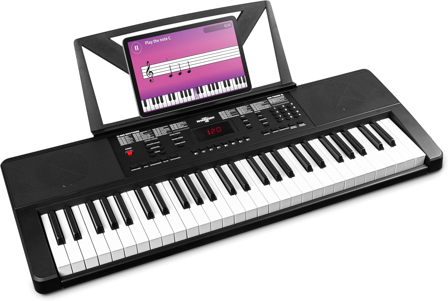 Teclado de piano MAX Rhapsody54 con