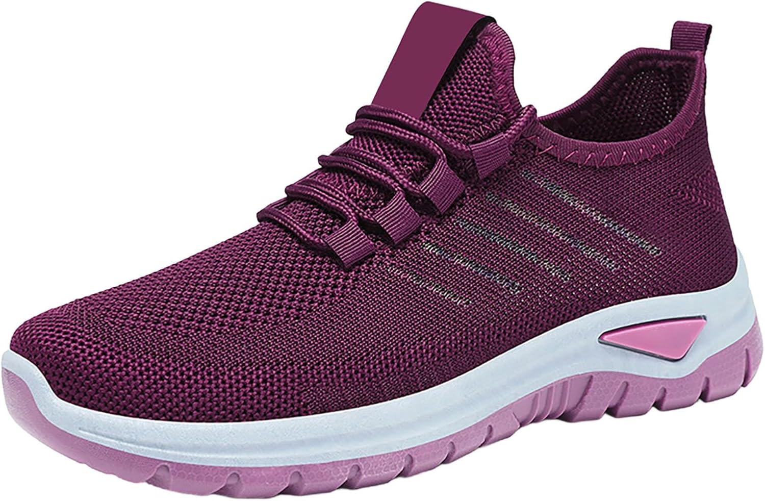 Zapatillas Running Mujer Cordón Elástico