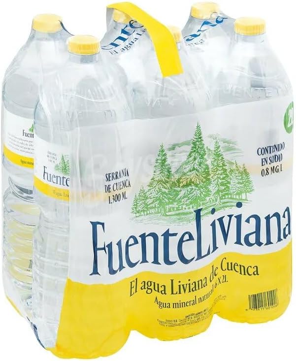 Fuente de luz agua mineral natural,