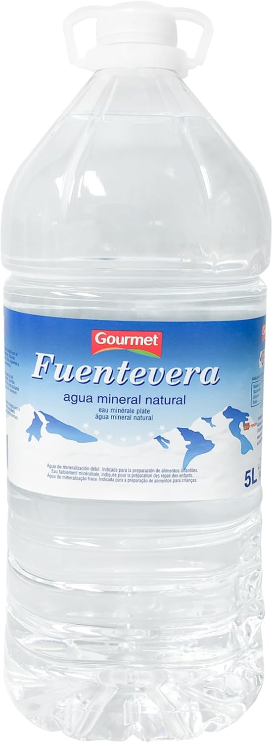 Agua Mineral Gourmet Etiqueta Blanca,