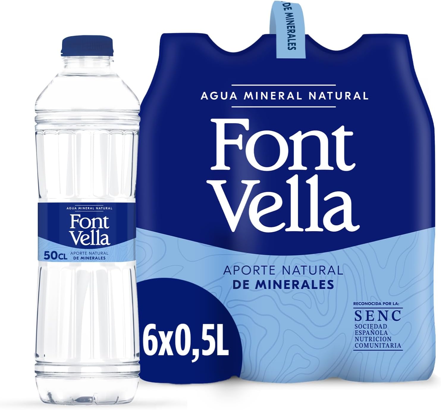 Agua Mineral Natural Font Vella, 6