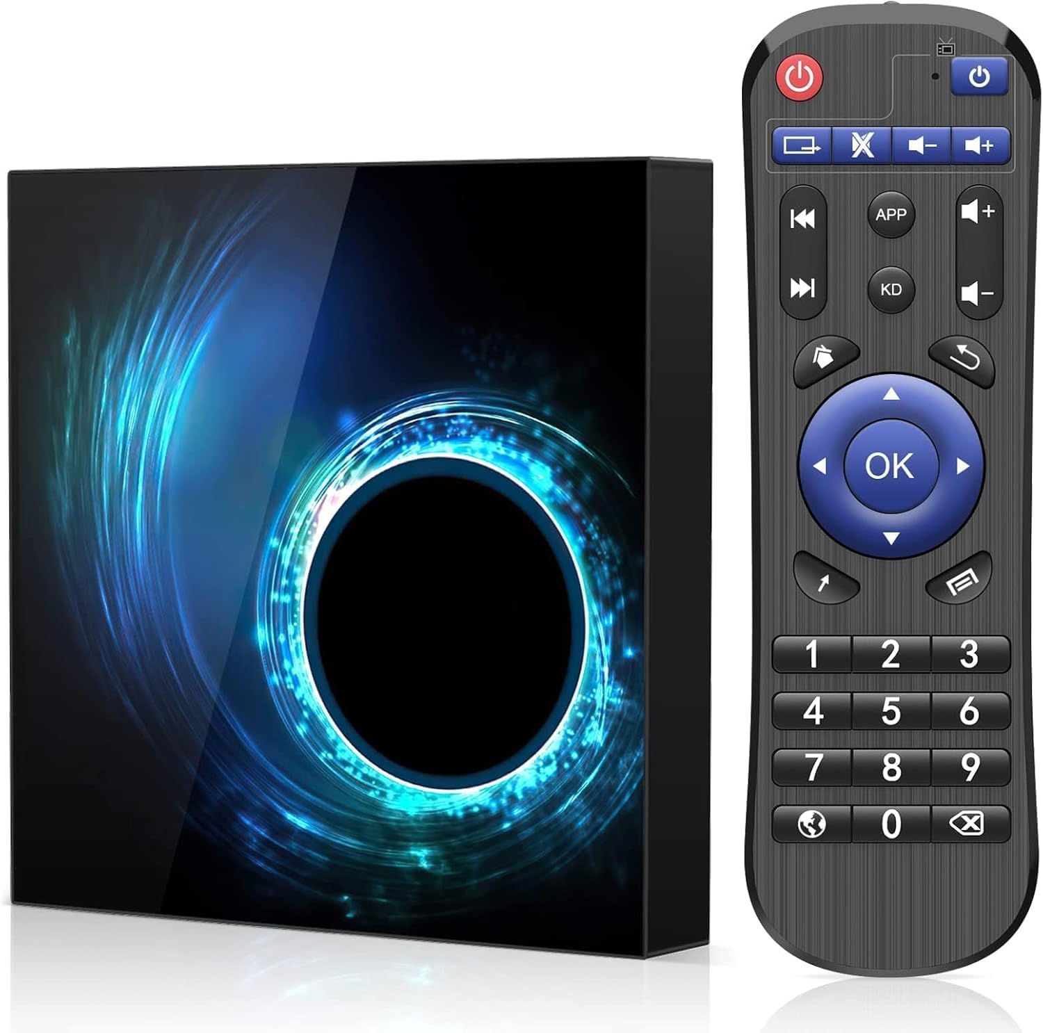 Caja de TV Android 10.0, cuatro núcleos H616