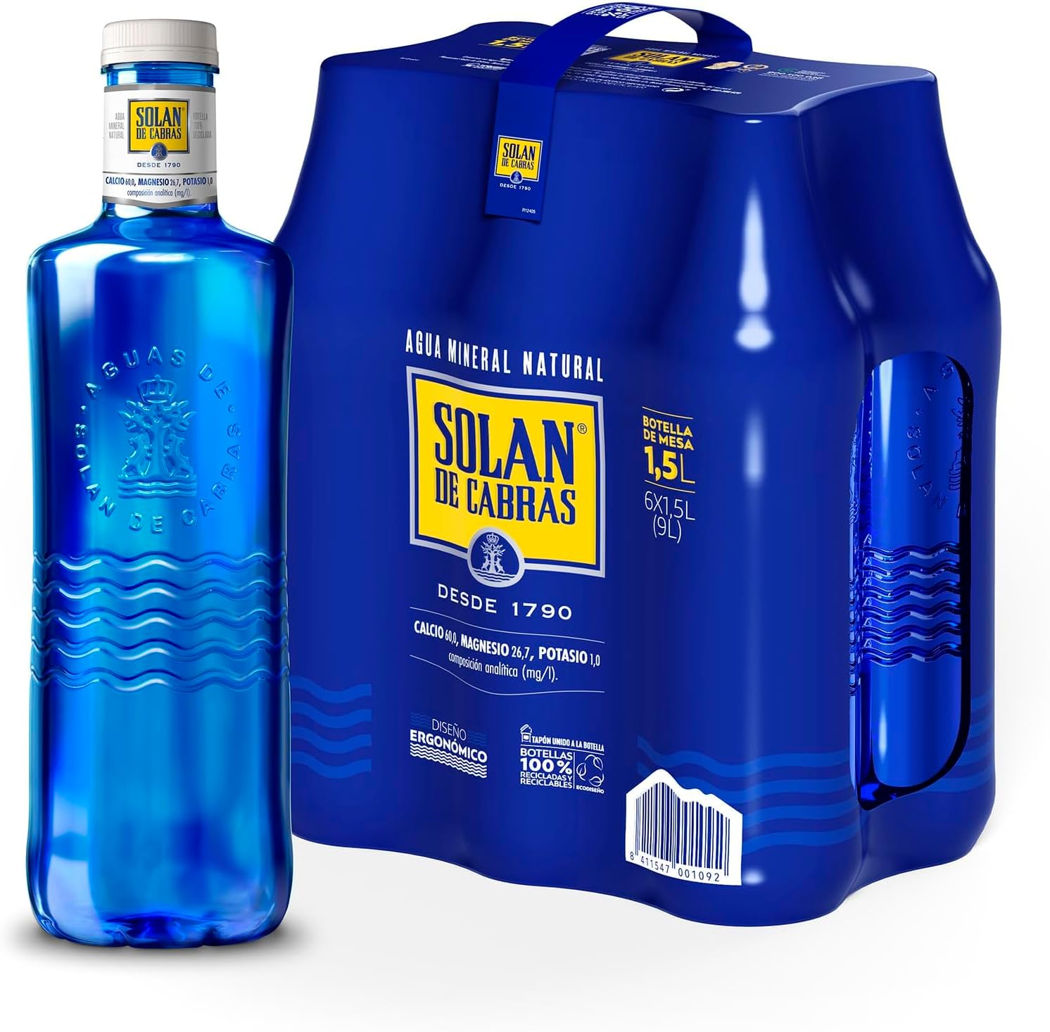 Solán de Cabras, Paquete de 6 Botellas Solán de Cabras, Paquete de 6 Botellas