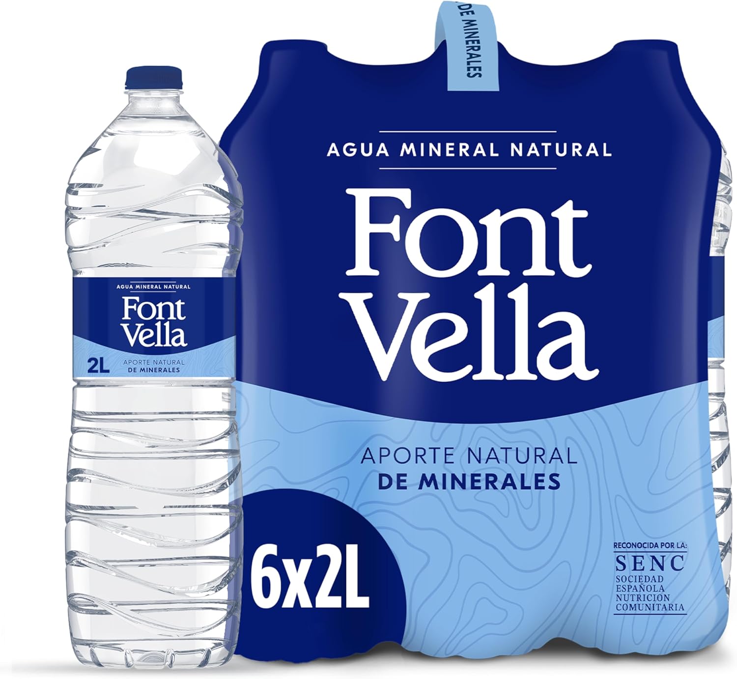 Agua Mineral Natural Font Vella, 6