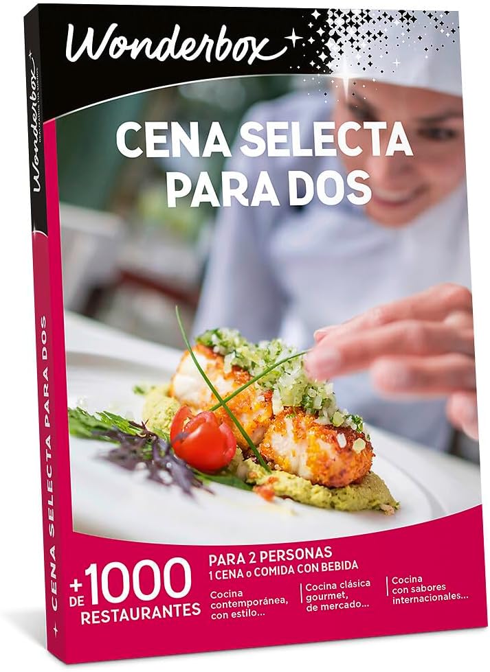 Caja Regalo Cena gourmet para dos
