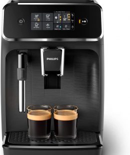 Cafetera Philips express doble taza y vapor.