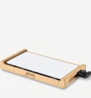 Plancha de Cocina Eléctrica Newlux, color blanco