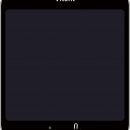 Báscula digital de cocina Vitafit negra, cuadrada